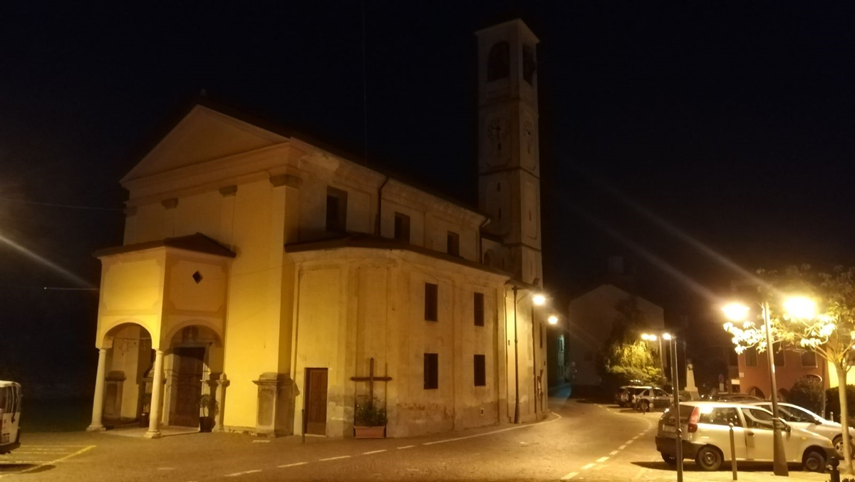 parrocchiale di notte